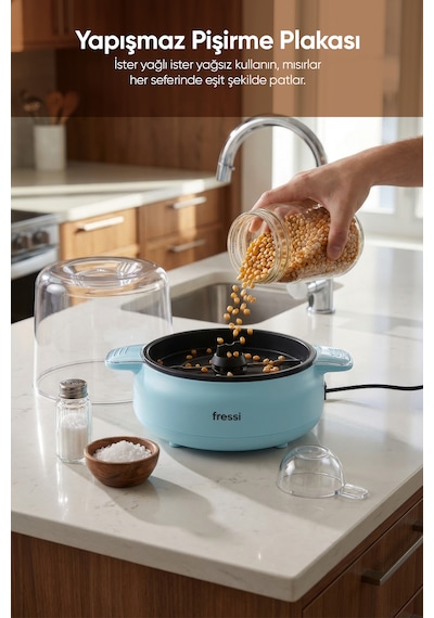 Fressi FR-PC06 500 W Mısır Patlatma Makinesi