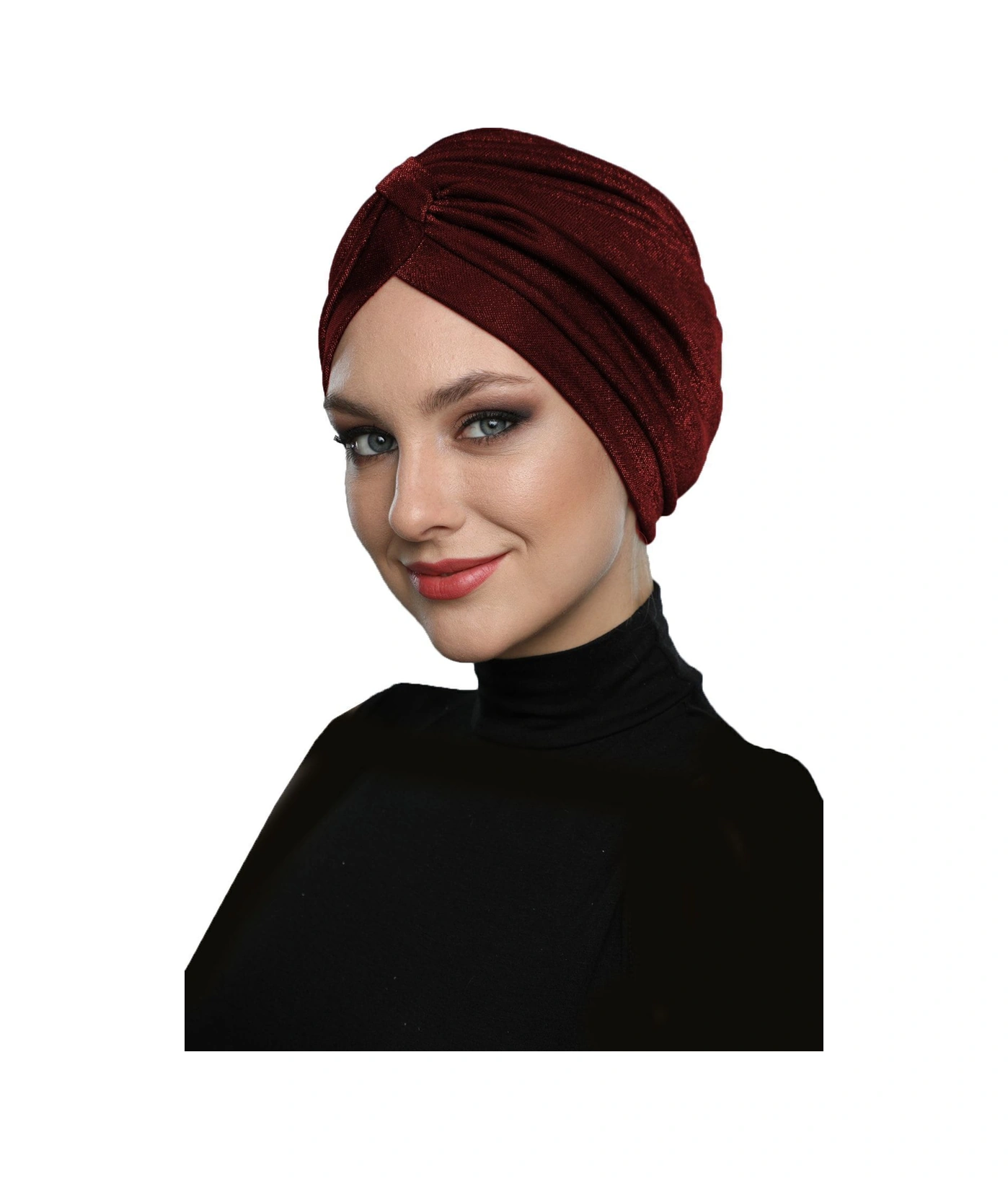 Elysianfidan Simli Pike Çapraz Bantlı Astarlı Hazır Türban Tesettür Bonesi Bordo Elysianfidan Simli Pike Çapraz Bantlı Astarlı Hazır Türban Tesettür Bonesi Bordo