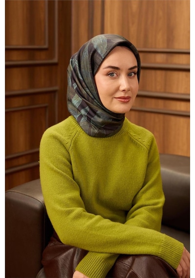 Silk Home Twill İpek Eşarp 11488-54 Antrasit