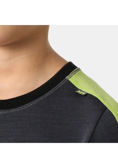 Helly Hansen Jr Lıfa Merıno Mıdweıght Termal İçlik Takım Gri