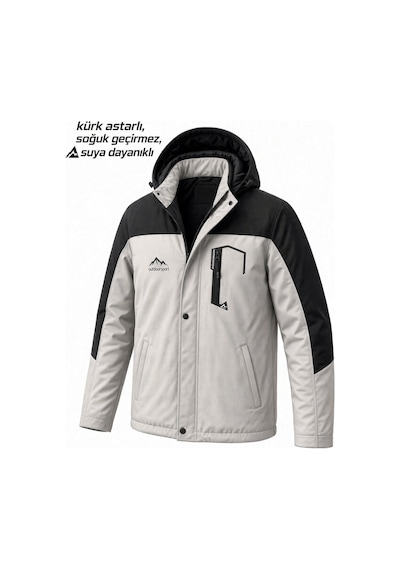 Oksit Tuc 1032 İçi Polar/kürk Astarlı Su İtici Termal Softshell Erkek Mont - Soğuk Geçirmez Spor Kaban Taş Rengi Oksit Tuc 1032 İçi Polar/kürk Astarlı Su İtici Termal Softshell Erkek Mont - Soğuk Geçirmez Spor Kaban Taş Rengi