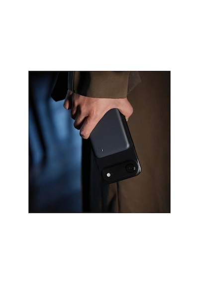 Mc-2931 Metaair 20w 5000mah Ultra Ince Metal Manyetik Kablosuz Powerbank Siyah