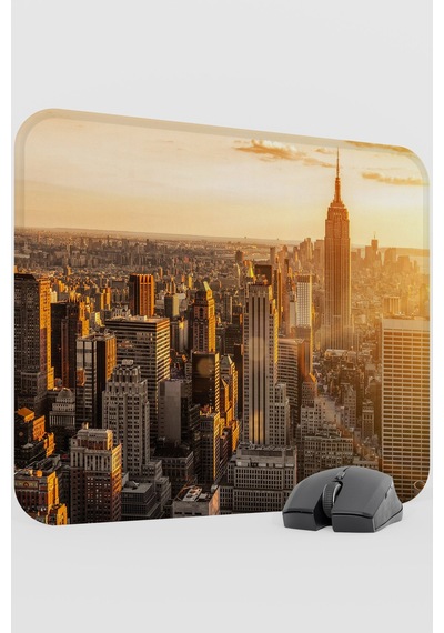 New York Amerika V2 48x40 Xl Gaming Kauçuk Kaymaz Taban Mouse Pad Fare Altlığı