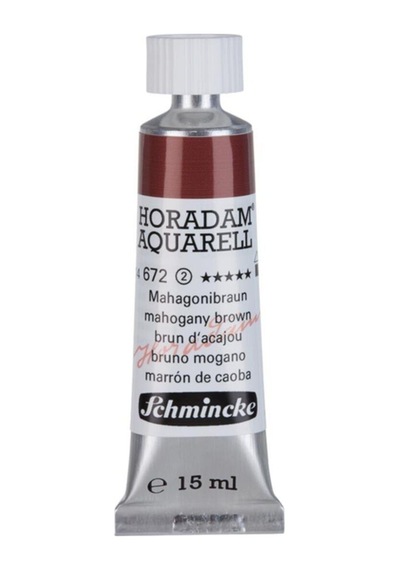 Schmincke : Horadam Aquarell Artist Sulu Boya : 15 Ml Tüp : Seri 2 672 Mahogany Brown