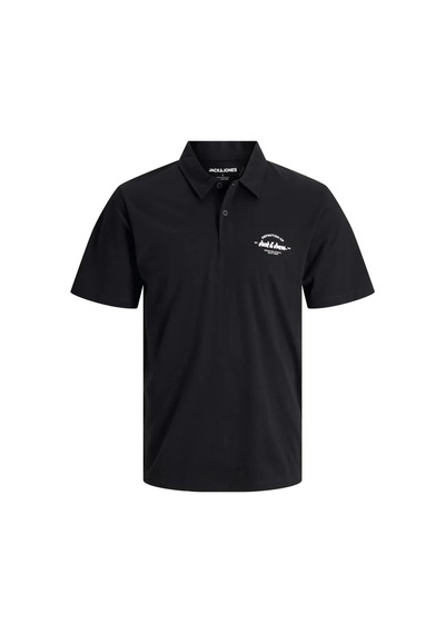 Jack & Jones Jack&jones 12288118 Yakali Erkek Tshirt - Siyah