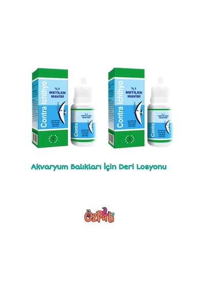Metilen Mavisi Akvaryum Su Düzenleyici 2 x 30 ML