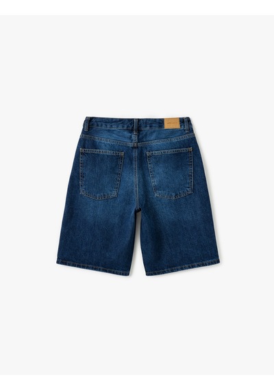 Koton Rahat Kesim Normal Bel Denim Şort Koyu İndigo 5sal40007md Dark Indigo Çok Renkli Koton Rahat Kesim Normal Bel Denim Şort Koyu İndigo 5sal40007md Dark Indigo Çok Renkli