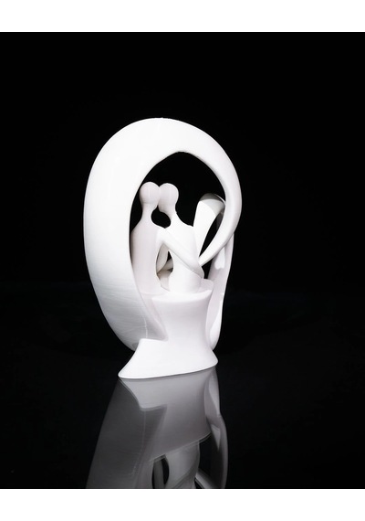 Sessiz Aşkın Zarafeti – Modern Aşıklar Biblosu (18 cm)