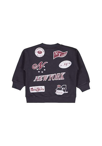 Civil Boys New York Baskılı 2-5 Yaş Sweatshirt - Gri Antrasit