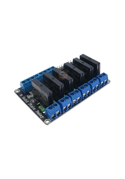 5v-6 Kanal Solid State Röle Kartı Geliştirme Kartlarıyla Uyumlu- Dirençli Sigorta Ile Arduino