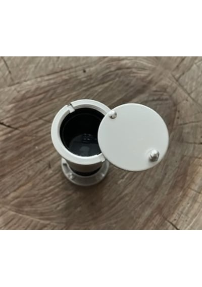 Door Uzun Kapı Dürbünü Çelik Kapı Dürbünü 9cm 25mm Gri Renk
