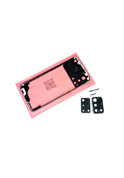 Tkgz - Oppo A74 Full Kasa Arka Kapak Batarya Kapağı - Mavi Çok Renkli