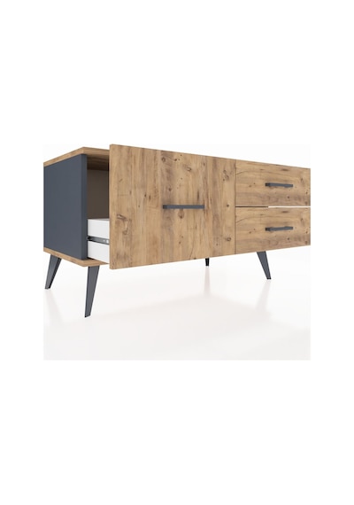 Hyperion Şifonyer 3 Çekmeceli 88x44x48 Antrasit-çam Çam Hyperion Şifonyer 3 Çekmeceli 88x44x48 Antrasit-çam Çam