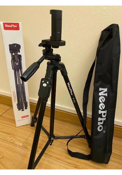 Neepho Np-8810 150 Cm Tripod Bluetooth Kumandalı Profesyonel Telefon Kamera Tutucu Çantalı Tripot Senalstore