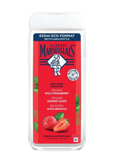 Le Petit Marseillais Duş Jeli Akdeniz Çileği 650 Ml - 4 Adet Tarı Diğer