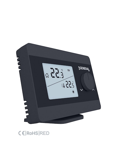 General Life Illona Ht250s Rf Kablosuz Oda Termostatı - Siyah