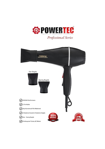Powertec TR-501 Profesyonel Fön Makinesi