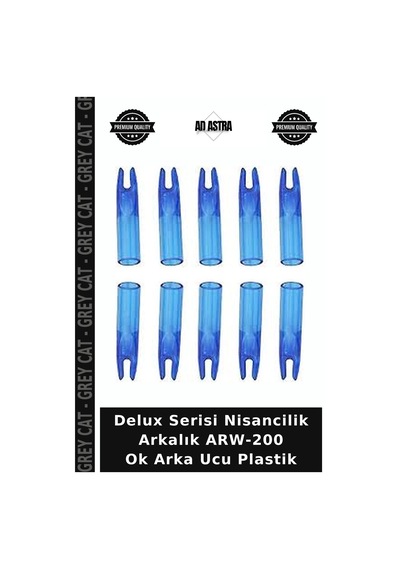 Delux Serisi Nisancilik Arkalık Arw-200 Ok Arka Ucu Plastik Çok Renkli