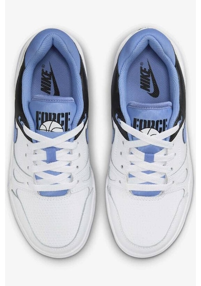 Nike Full Force Lo Gs Leather Unisex Sneaker Mavi Swoosh Hakiki Deri Günlük Spor Ayakkabı Beyaz Beyaz Nike Full Force Lo Gs Leather Unisex Sneaker Mavi Swoosh Hakiki Deri Günlük Spor Ayakkabı Beyaz Beyaz