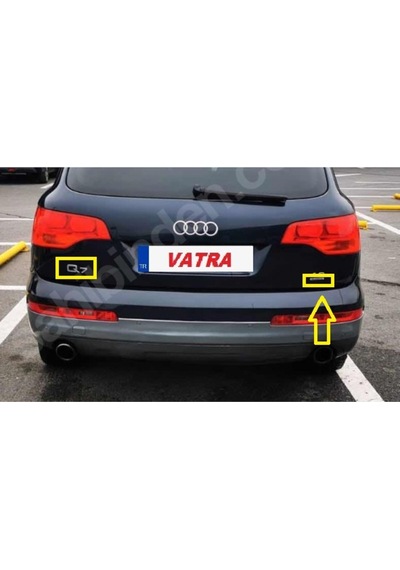 Q7 4.2 Fsı Quattro Uyumlu Q7 Ve Quattro Krom Bagaj Yazısı Seti 3m 3d Abs