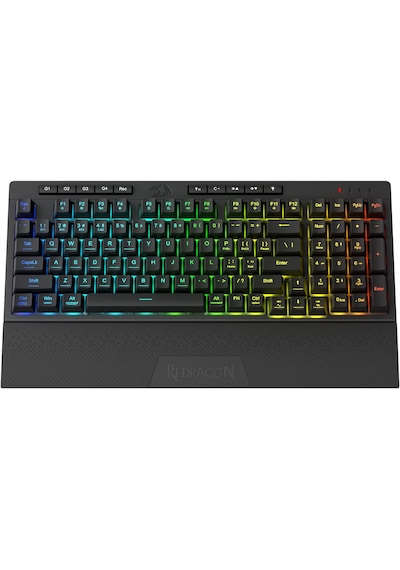 Redragon K515 Pro Shiva Rgb Kablosuz Membranlı Türkçe Oyun Klavyesi, 98 Tuşlu Mekanik Hissi Klavye Ve Smooth Lineer Switch,makro Ve Multimedya Tuşları, Çıkarılabilir Bilek Dayağı, Yazılım Destekli Redragon K515 Pro Shiva Rgb Kablosuz Membranlı Türkçe Oyun Klavyesi, 98 Tuşlu Mekanik Hissi Klavye Ve Smooth Lineer Switch,makro Ve Multimedya Tuşları, Çıkarılabilir Bilek Dayağı, Yazılım Destekli