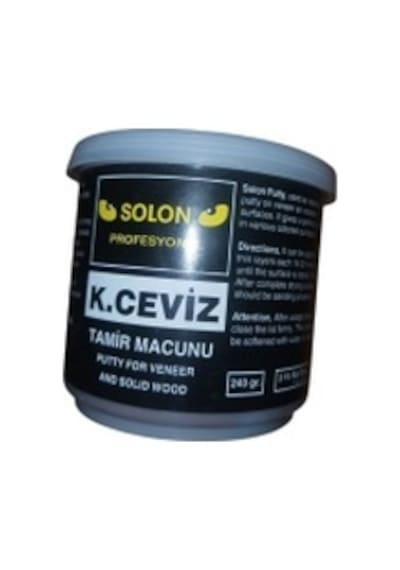 2 Adet Çok Amaçlı Ahşap Parke Masa Sehpa Çizik Çok Amaçlı Tamir Dolgu Macunu Koyu Ceviz 240 Gr