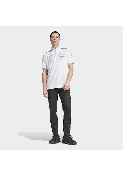 Adidas Mercedes Amg Petronas Formula One Team Erkek Beyaz Polo Tişört Jw0586 Beyaz