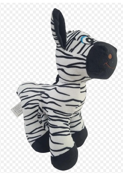 Oyuncak Peluş Zebra Uyku Arkadaşım 30 Cm Çok Renkli