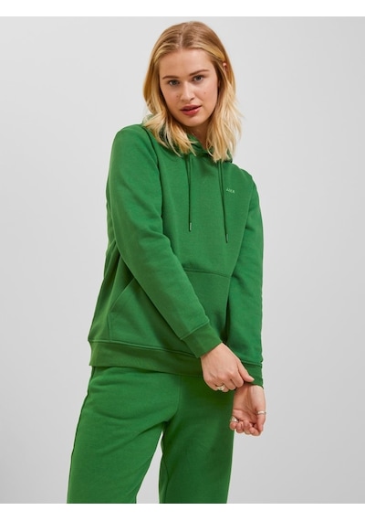 Jjxx Kapüşonlu Rahat Kesim Yeşil Kadın Sweatshirt 12223961 001