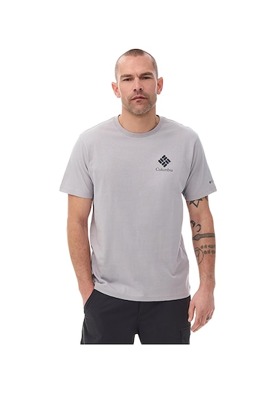 Columbia Csc M Stacked Gem Ss Tee Erkek Kısa Kollu Tişört Cs0481 Gri