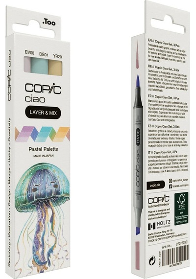 Cıao Layer & Mıx 2d Set Pastel Palette 3 Lu