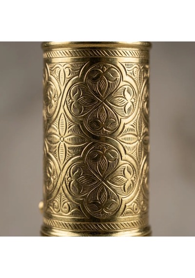 Aura Copper Nostaljik Manuel Kahve Karabiber Değirmeni 22 Cm Bakır Öğütücü - Altın