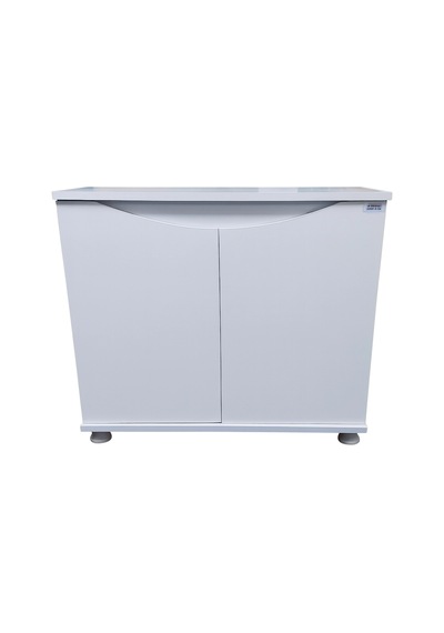 Kanki Pet 80 Cm Mdf Kp8028fby Flex Beyaz Kapaklı Akvaryum Sehpası 80x28x69 Cm