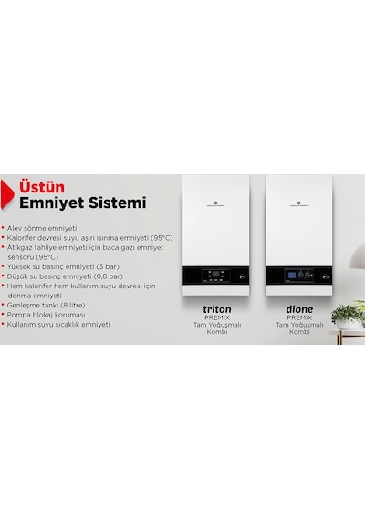 Newatherm Dione 20 kW Premix Tam Yoğuşmalı Kombi