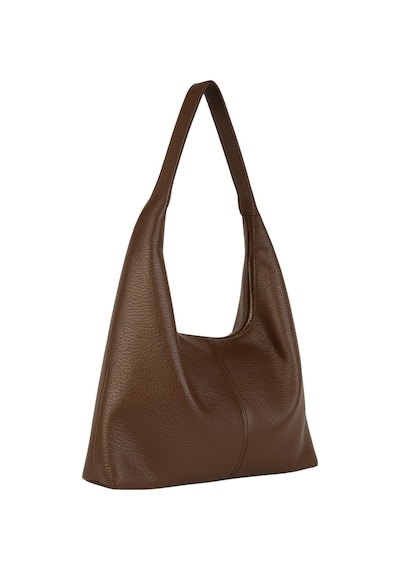 Adelina Bags Kadın Acı Kahverengi Salaş Yumuşak Dokulu Büyük Boy Omuz Ve Tote Çanta Kahverengi