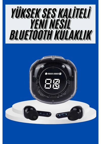 Ultrapods Led Göstergeli Kulaklığı Anc Destekli Bluetooth 5.3