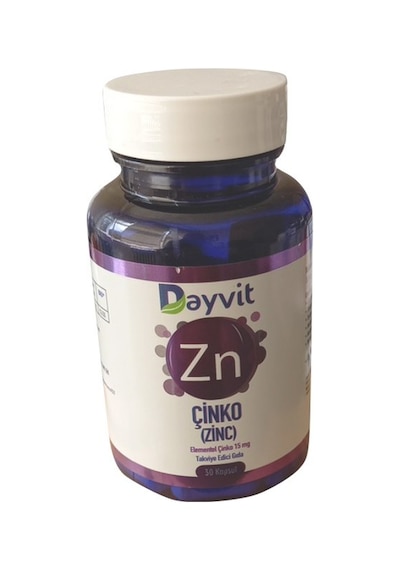 Dayvit ZN Çinko (Zinc) 15 MG 30 Kapsül