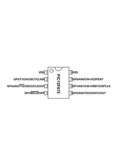 Elektronikport-Pıc12F675 I/P 8-Bit 20Mhz Mikrodenetleyici