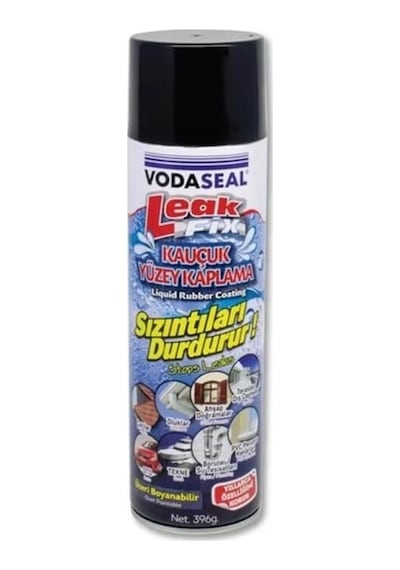 Leak Fix Kauçuk İzolasyon Spreyi 396 Gr Siyah