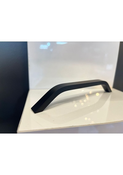 Boğaziçi Metal Kulp 128mm Mat Siyah Dolap Kapak Modern Çekmece Mobilya Tv Ünite Komidin Vestiyer Mat Siyah