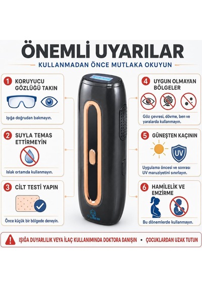 W-1098 Ipl Lazer Epilasyon Cihazı, Safir Buz Soğutmalı Başlık, 999.999 Atım, Otomatik Ve Manuel Flaş, Kırmızı Led Işık Modu, Gözlük Ve Adaptör, Antrasit