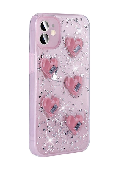 Apple Uyumlu iPhone 11 İle Airbagli Simli Arka Yüzeyli Kapak