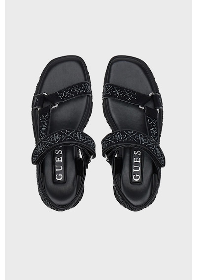Guess Bayan Sandalet Fljlod Fap03 Black Siyah Siyah