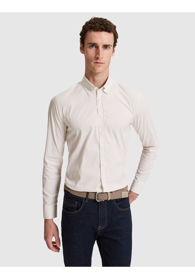 Pierre Cardin Erkek Bej Gömlek Desenli 50320890-vr011