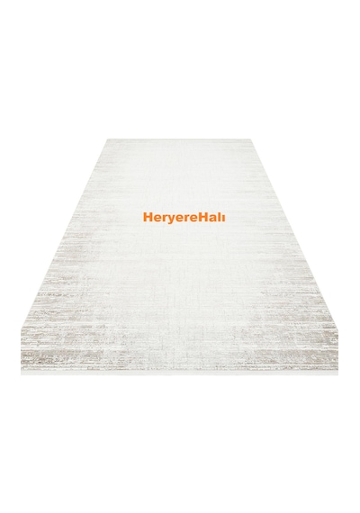 Zurıch Zrh 07 Cream Beıge Akrilik Ve Polyester İle Üretilen Şık Salon Halısı Krem - Bej