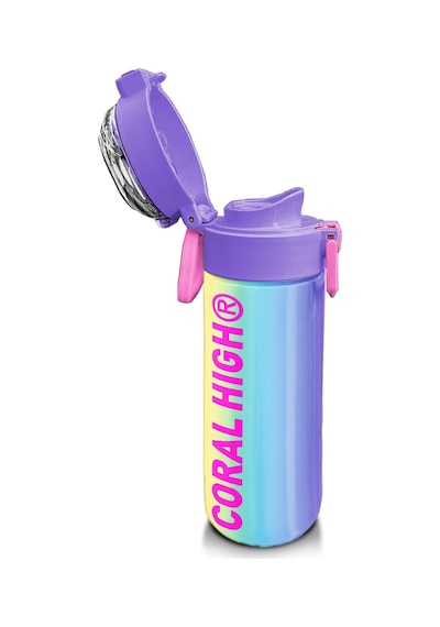 Coral High Kids Renk Geçişli Pipetli Ve Direkt İçim Çelik Termos 500 Ml 31868 Çok Renkli
