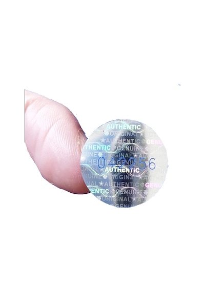 Çap Hologramlı Garanti Etiketi Seri Numaralı 1 5 Cm 100 Adet