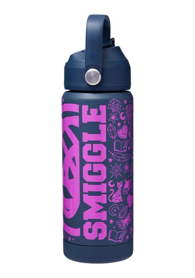 Smiggle - Squiggle Yalıtımlı Paslanmaz Çelik İçecek Şişesi 550ml Çok Renkli