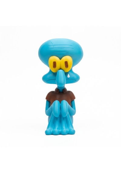 Squidward Figür Çizgi Film Karakteri Dekoratif Figür Masaüstü Dekor 0