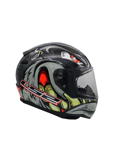 Ls2 Rapıd 2 Spox Gri-kırmızı Kask Grı-kırmızı